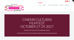 Desktop Screenshot of cinemaculturas.com